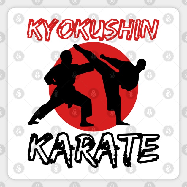 Kyokushin Karate Magnet by FullOnNostalgia